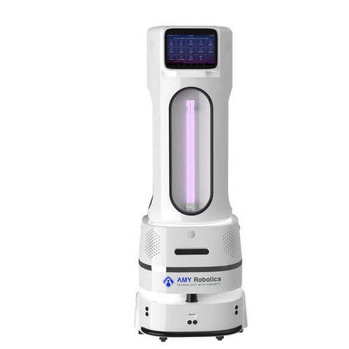 医院消毒机器人 - M2-W2 - Hangzhou Amy Robot Co.,Ltd. - 用于实验室 / 紫外线 / 紫外线C