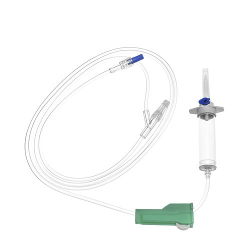 聚氯乙烯输液器 - IV-ST190011 - BQ+ Medical - 带Y型连接器 / 带滴水室 / 配有不含乳胶的部件