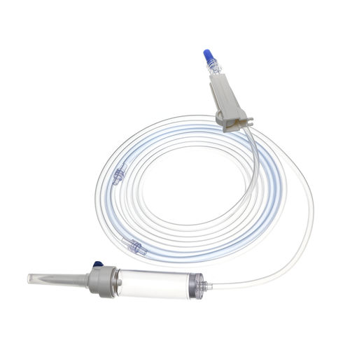 带滴水室输液器 - BQ-P190012 - BQ+ Medical - 配有不含乳胶的部件