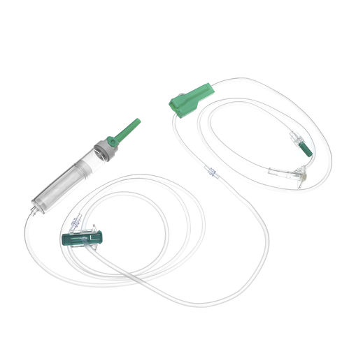 输血器 - A - BQ+ Medical - 带Y型连接器 / 配有不含乳胶的部件