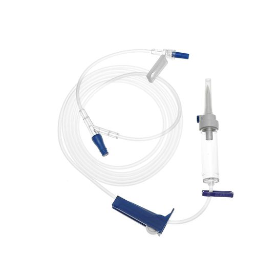 兽用静脉注射输液器 - A001 - BQ+ Medical - 带滴水室 / 带Y型连接器