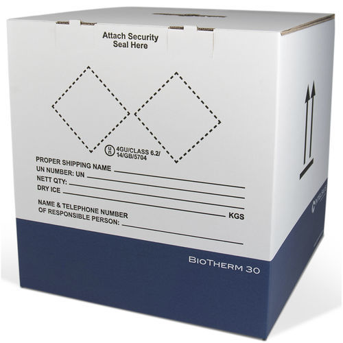 生物样本包装盒子 - BioTherm 30 - DGP Intelsius GmbH - 运输 / 纸质 / 温度可控式用于血液科产品