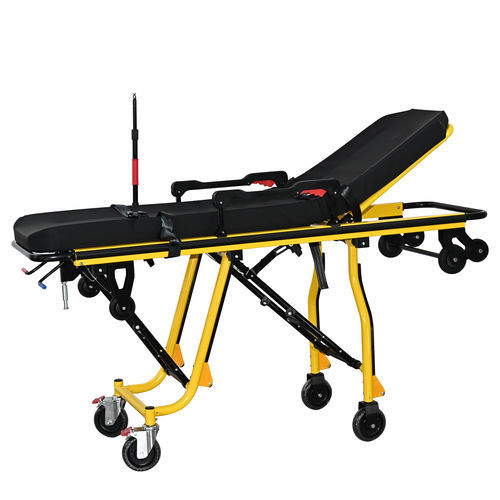 救护车担架车 - YHR-A8 - Zhangjiagang Herui Medical Equipment Co., Ltd. - 机械 / 折叠 / 椅背可调