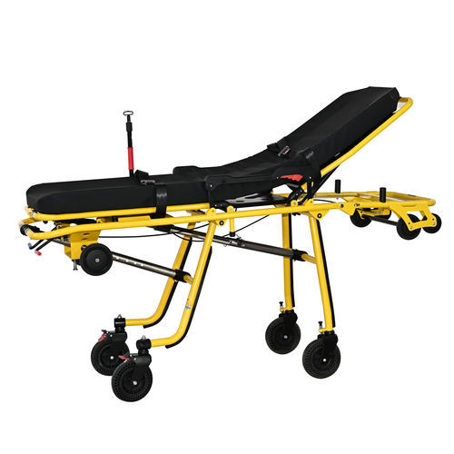 救护车担架车 - YHR-A11 - Zhangjiagang Herui Medical Equipment Co., Ltd. - 机械 / 折叠 / 椅背可调