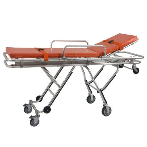 救护车担架车 - YHR-A4 - Zhangjiagang Herui Medical Equipment Co., Ltd. - 机械 / 折叠 / 可调高度