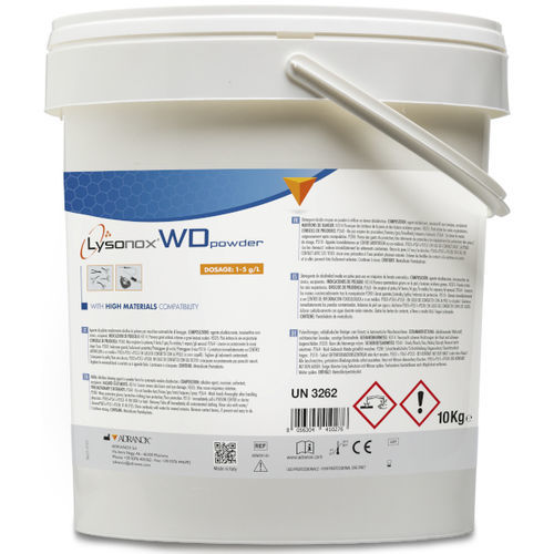 强碱性清洁剂 - Lysonox® WD  - ADRANOX - 粉末 / 用于洗衣机消毒器