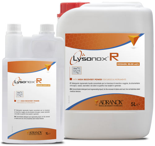 再生清洁剂 - Lysonox® R - ADRANOX - 酸性 / 液体 / 5000毫升