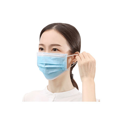 聚丙烯手术口罩 - Decheng Medical - 成人 / 20个每盒 / 蓝色