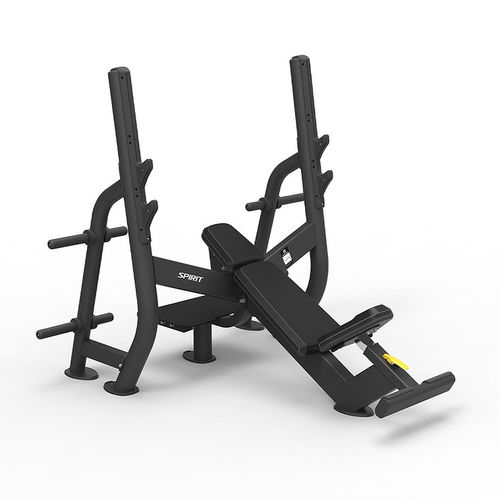 倾斜哑铃凳 - SP-4210 - SPIRIT Fitness - 带哑铃架