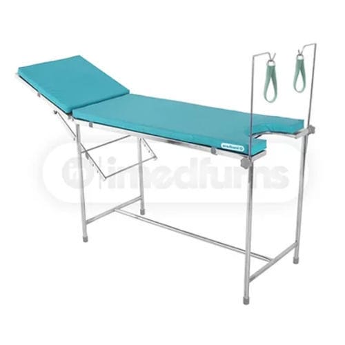 妇科检查床 - I MED 5706 - imedfurns Private Limited - 手动 / 高度固定 / 双台面