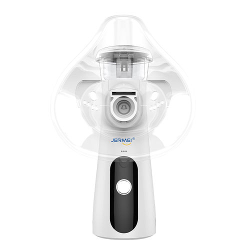 振动筛孔雾化器 - JM-06801A - Shenzhen Jermei Medical Device Technology Co., Ltd - 通用 / 手持式 / 带面具