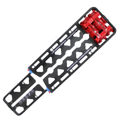 铝制背板担架 - CR-S13 - Wuxi Emsrun Technology Co., Ltd. - 折叠 / 带头部固定器