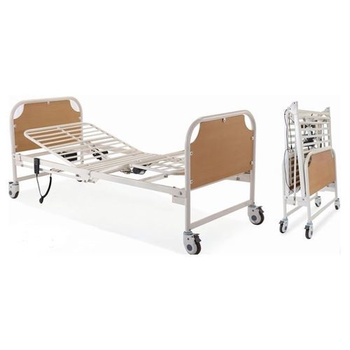 家庭护理床 - HF201 - Foshan Medco Medical equipment Co., Ltd. - 手动 / 折叠 / 带滑轮