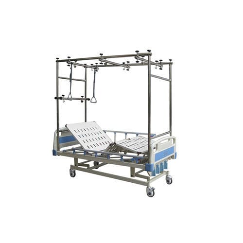 医院病床 - M401 - Foshan Medco Medical equipment Co., Ltd. - 手动 / 高度可调节 / 带滑轮