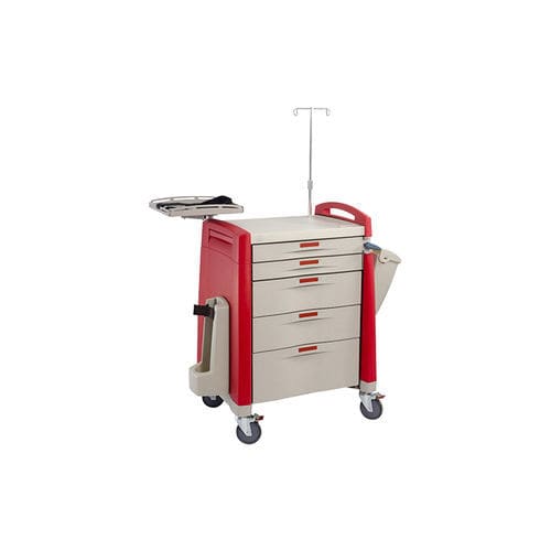 医用手推车 - T078 - Foshan Medco Medical equipment Co., Ltd. - 用于除颤器 / 护理 / 垃圾桶