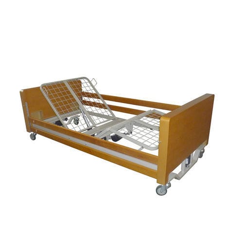 家庭护理床 - H503 - Foshan Medco Medical equipment Co., Ltd. - 电动 / 反特伦德伦伯卧位 / 带滑轮