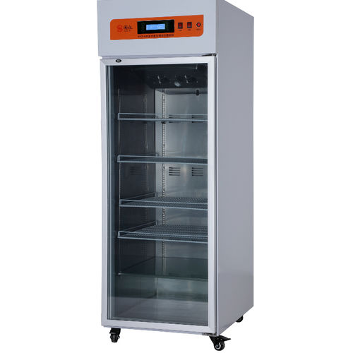 色谱法冷藏柜 - GYCX-800 - Xiamen Guoyi Scientific Instrument - 橱柜式 / 单门 / 带玻璃门