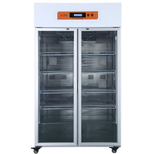 色谱法冷藏柜 - GYYP-900 - Xiamen Guoyi Scientific Instrument - 橱柜式 / 双门 / 带玻璃门