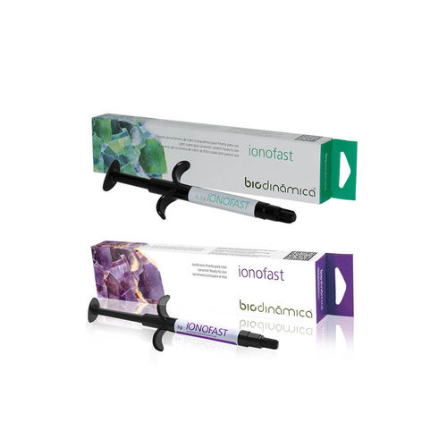 牙齿修复牙齿胶粘剂 - ionofast - Biodinâmica - 用于根管充填 / 玻璃离聚物 / 光聚合