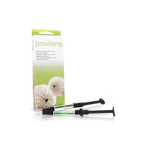 牙桥牙齿胶粘剂 - Provitemp - Biodinâmica - 用于牙冠 / 用于牙嵌 / 用于牙齿填补物