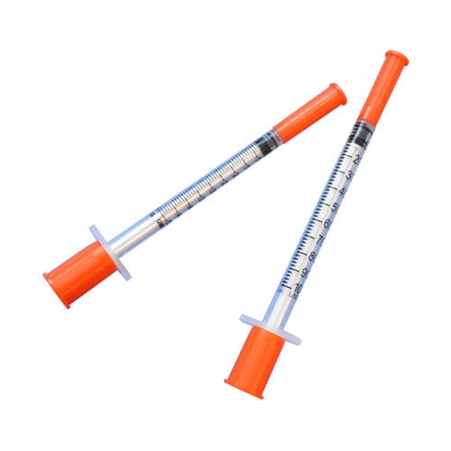 皮下注射器 - U-100 - Jiangsu Zhengkang Medical Apparatus - 胰岛素 / 1毫升 / 0.5毫升