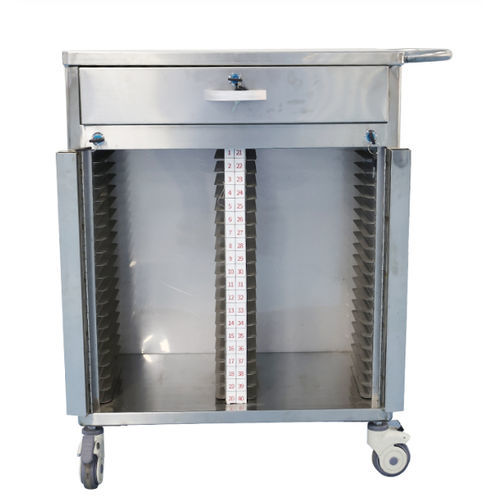 医用手推车 - B10 - Shandong Expert Medical Equipment - 用于手术室 / 用于病历 / 不锈钢