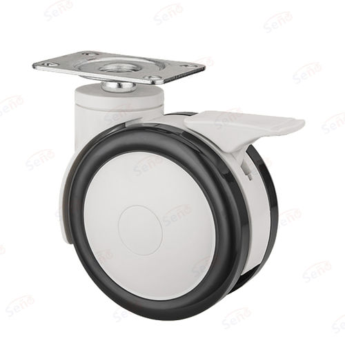 带制动装置轮子 - ME02-01D-125PUB - Zhongshan Seño Casters and Wheels Man Co.,Ltd - 聚丙烯