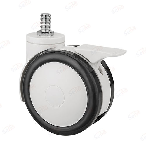聚丙烯轮子 - ME02-02D-125PUB - Zhongshan Seño Casters and Wheels Man Co.,Ltd - 带制动装置 / 旋转