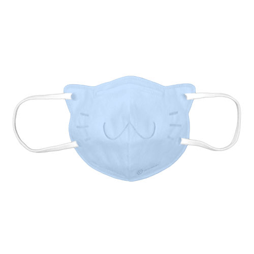 儿科手术口罩 - 3DMEOW™ - Savewo - 蓝色 / 白色 / 三层叠式