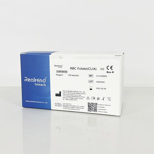 贫血症快速诊断检测 - RBC Folate - Nanjing RealMind Biotech Co., Ltd - 叶酸 / 血清 / 等离子