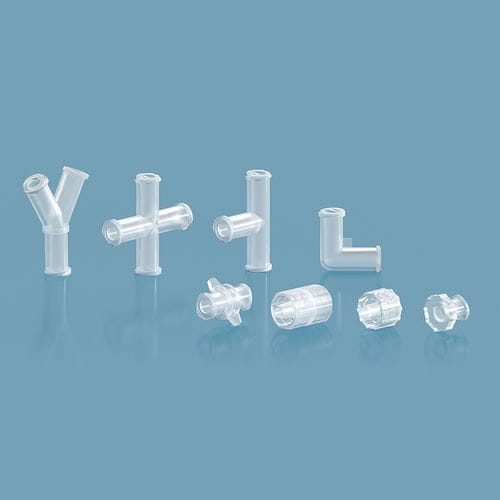 母对母适配器 - RH-2G - NANJING RUNZE FLUID CONTROL EQUIPMENT CO., LTD. - 用于医疗器械 / 直线型 / T形