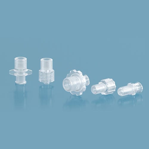 公对母适配器 - RH-G-(1/4-28)N - NANJING RUNZE FLUID CONTROL EQUIPMENT CO., LTD. - 用于医疗器械 / 聚丙烯