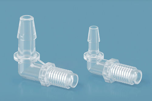 医疗器械适配器 - LWZ-016-PP - NANJING RUNZE FLUID CONTROL EQUIPMENT CO., LTD. - 肘型 / 聚丙烯