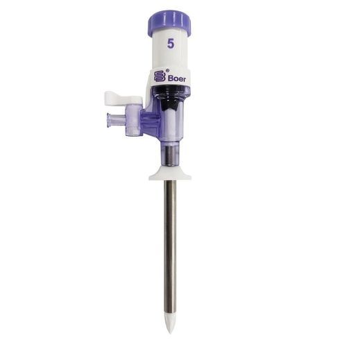 腹腔镜套管针 - Pediatric - Hangzhou Boer Medical Instrument - 圆头 / 带注入阀 / 一次性