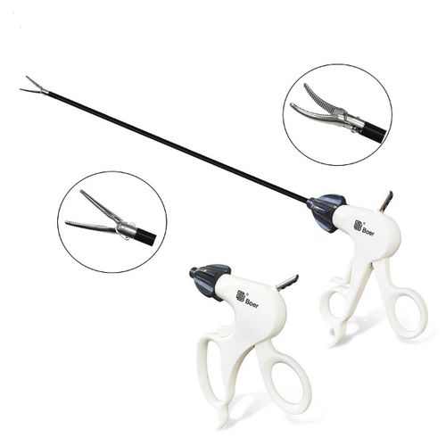 腹腔镜钳 - B0410-/B0411-/B0460-/B0461-Serie - Hangzhou Boer Medical Instrument - 动物解剖 / 马里兰 / 一次性