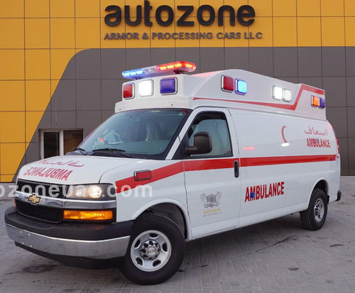 重症监护救护车 - Chevrolet Express - AUTO ZONE ARMOR AND PROCESSING CARS L.L.C - II型 / 氧气治疗 / 自动