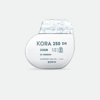 IRM兼容起搏器 - KORA 250 - Purple Microport - 双室式