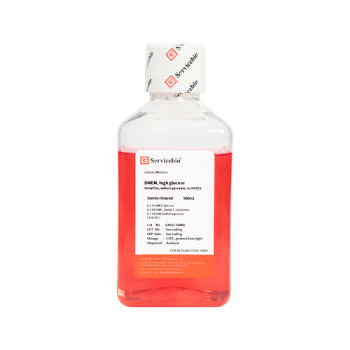 DMEM细胞培养基试剂 - G4511-500ML - Servicebio - 用于组织培养 / 液体