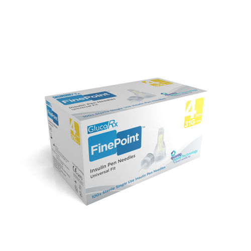 笔式针头 - FinePoint - GlucoRx - 29G / 31G / 32G