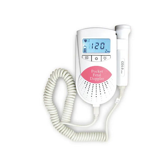 多普勒胎心仪 - FD100 Pink - Mericonn Technology - 袖珍型 / 带心率仪 / 带触摸屏