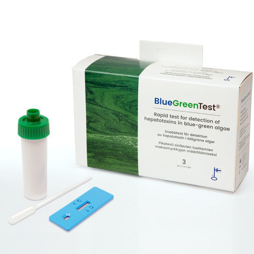 毒理学快速诊断检测 - BlueGreenTest® - Salofa Oy - 用于水分析 / 细菌 / 用于水