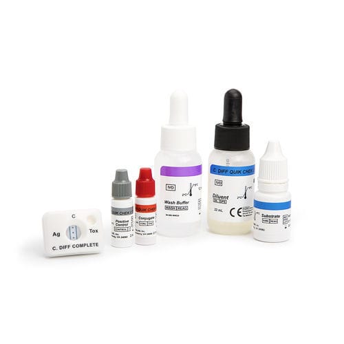 传染病快速诊断检测 - QUIK CHEK COMPLETE ® - Techlab, Inc. - 谷氨酸脱氢酶 / 梭菌 / 酶免疫测定