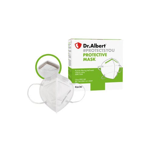 FFP2防护口罩 - Dr.Albert® - Techtex Ltd Romania - 聚丙烯 / 无玻璃纤维 / 无阀