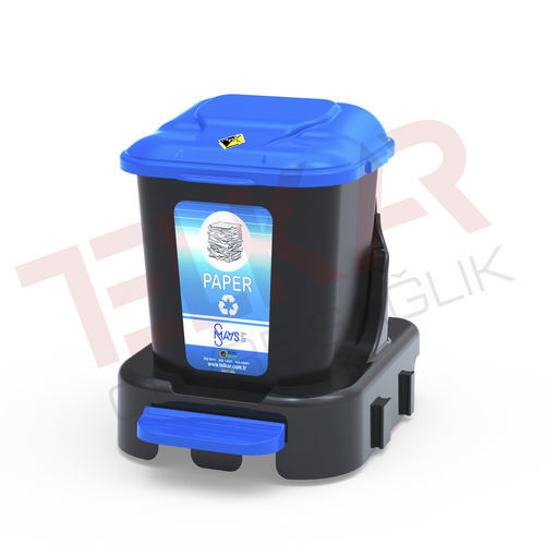 塑料垃圾桶 - SFRP-001 - Telkar Cevre Saglik Endustriyel Plastik San. ve Tic. .A.Ş. - 脚踏式