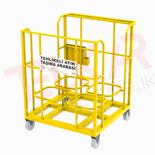 医用推车 - TATA-4 - Telkar Cevre Saglik Endustriyel Plastik San. ve Tic. .A.Ş. - 运输 / 存储 / 用于有毒废弃物
