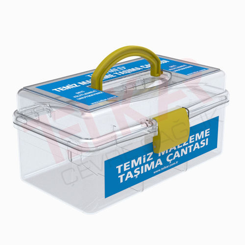 手术器械盒 - CKM010T - Telkar Cevre Saglik Endustriyel Plastik San. ve Tic. .A.Ş. - 运输 / 塑料 / 带盖