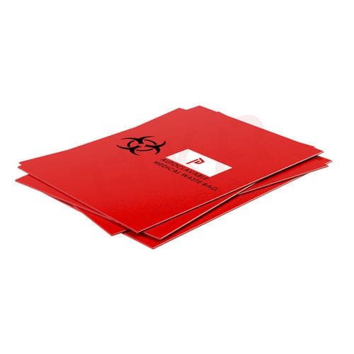 医疗废弃物包装袋 - PO06580 - Telkar Cevre Saglik Endustriyel Plastik San. ve Tic. .A.Ş. - 聚乙烯 / 加压加热