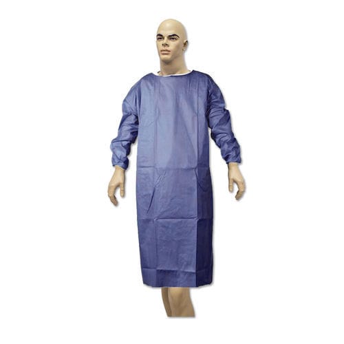 男女通用医用围裙 - 90106.1 - Telkar Cevre Saglik Endustriyel Plastik San. ve Tic. .A.Ş. - 一次性 / 无纺布 / 蓝色