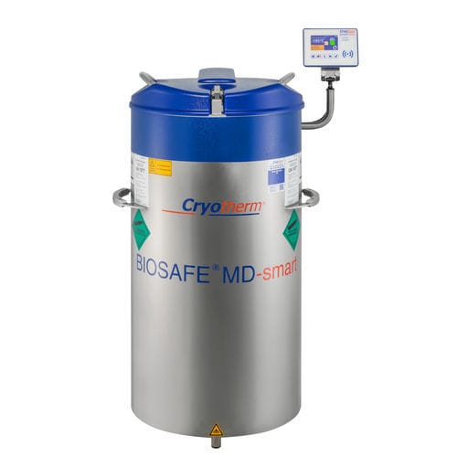 实验室冷冻柜 - BIOSAFE® - Cryotherm GmbH & Co. KG - 用于生物银行 / 用于样品存储 / 顶部装载