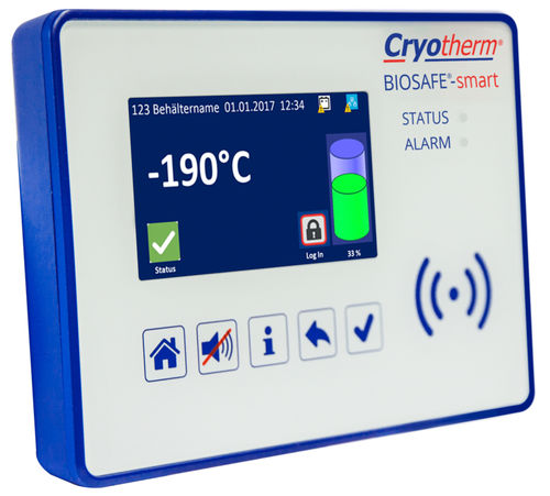 自动化管理系统 - BIOSAFE® smart - Cryotherm GmbH & Co. KG - RFID / 门禁 / 用于生物银行